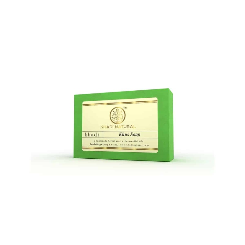 Khadi Natural Herbal Khus Soap (125g)