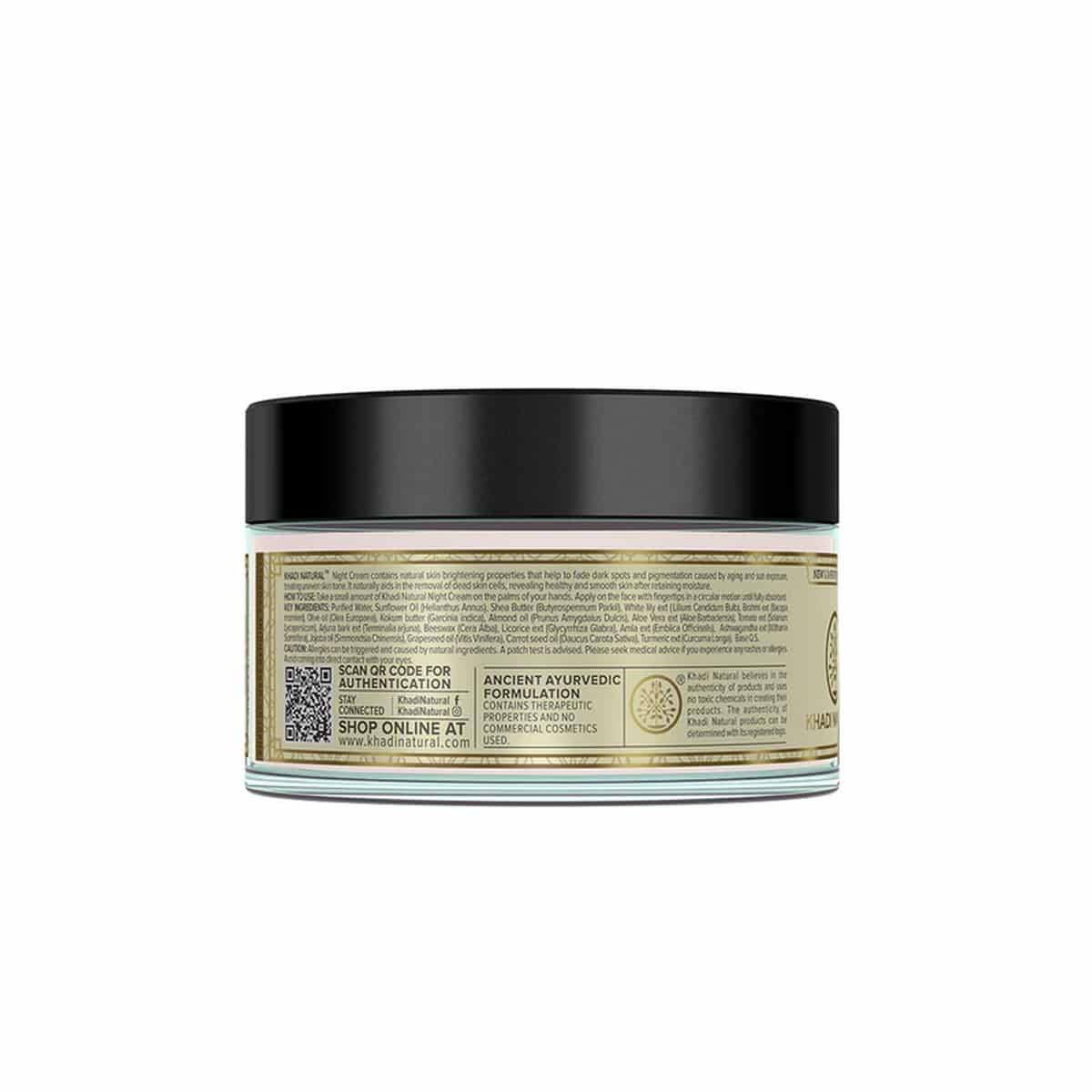 Khadi Natural Herbal Night Cream (50 gm)