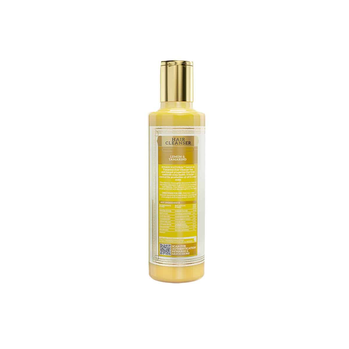 Khadi Natural Lemon & Tamarind Hair Cleanser (210 ml)