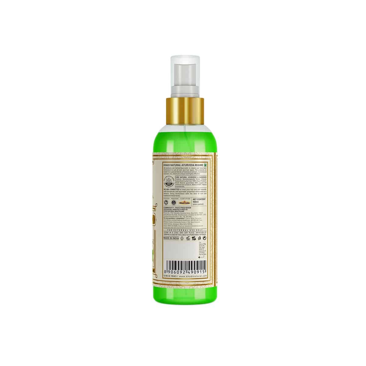 Khadi Natural Mint & Cucumber Face Freshener (100 ml)