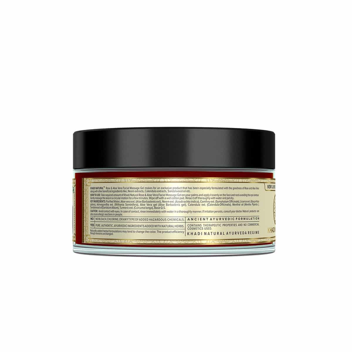 Khadi Natural Rose & Aloevera Facial Massage Gel (100 gm)