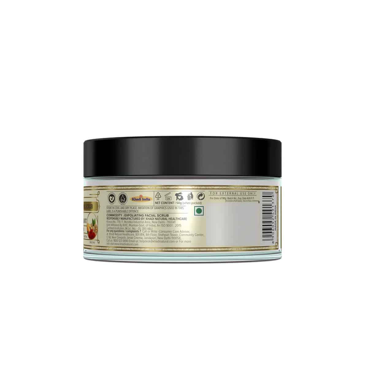 Khadi Natural Rose & Walnut Apricot Scrub (50 gm)