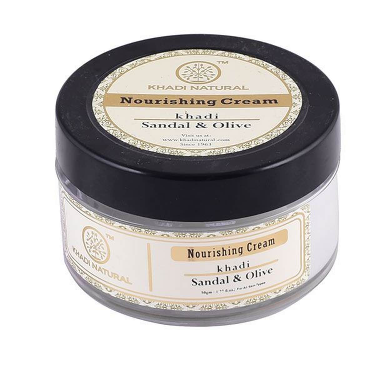 Khadi Natural Sandal & Olive Nourishing Cream (50 gm)
