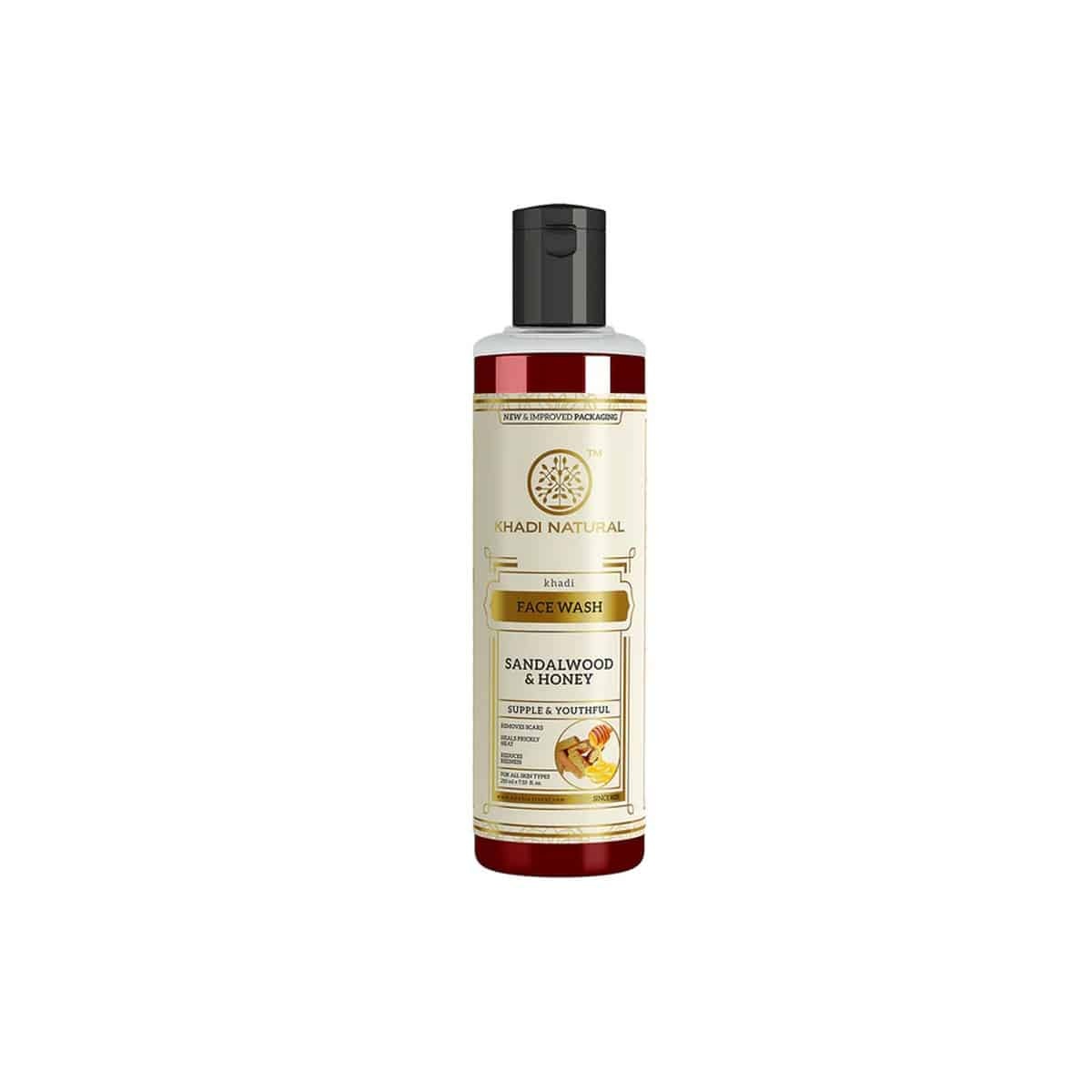 Khadi Natural Sandalwood And Honey Face Wash (210 ml)