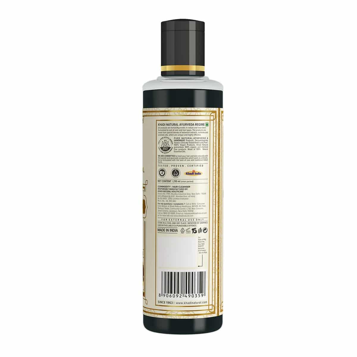 Khadi Natural Shikakai & Honey Paraben Free Hair Cleanser (210 ml)