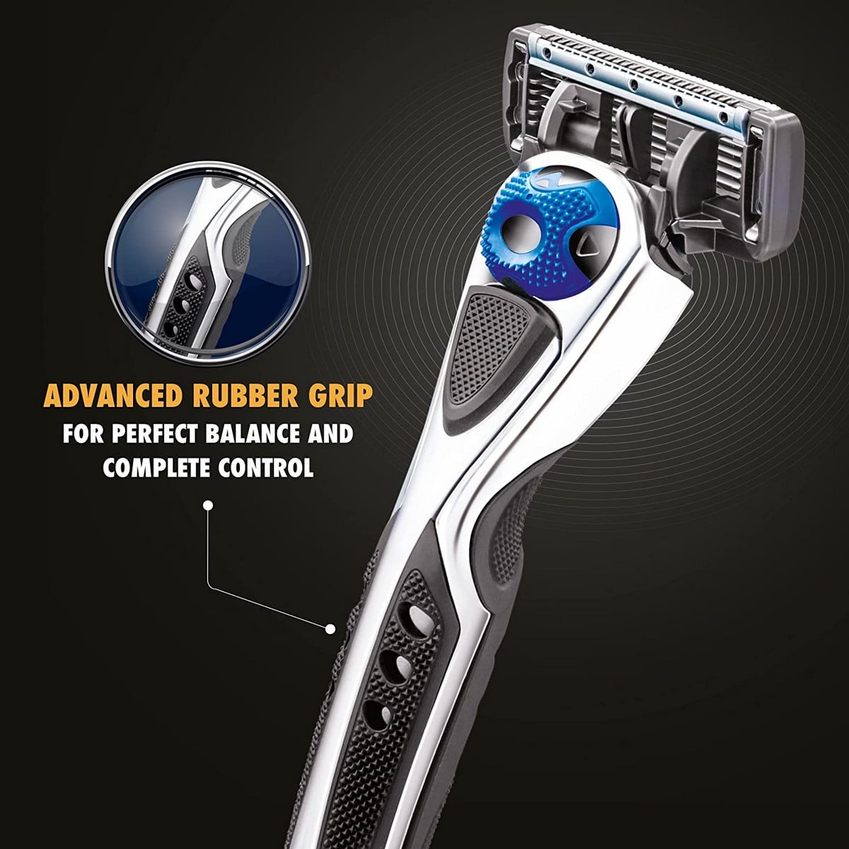 Kloze Advance 5 Shaving Razor For Men + Trimmer Blade (2 Cartridges)
