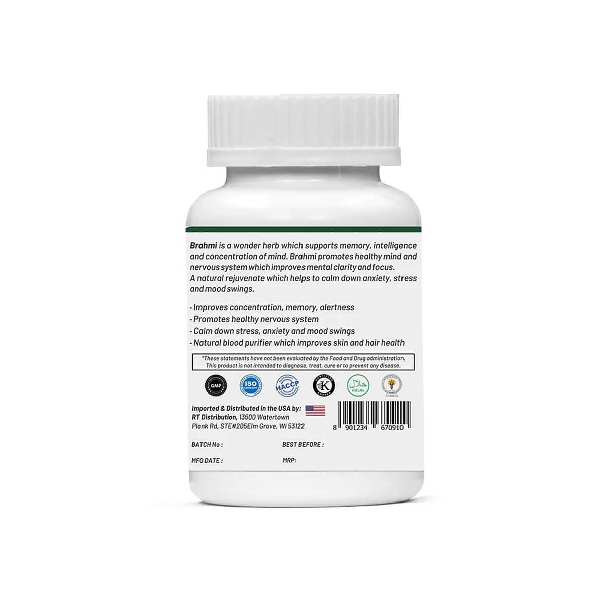 Life Aveda Brahmi Capsules (60 Caps)