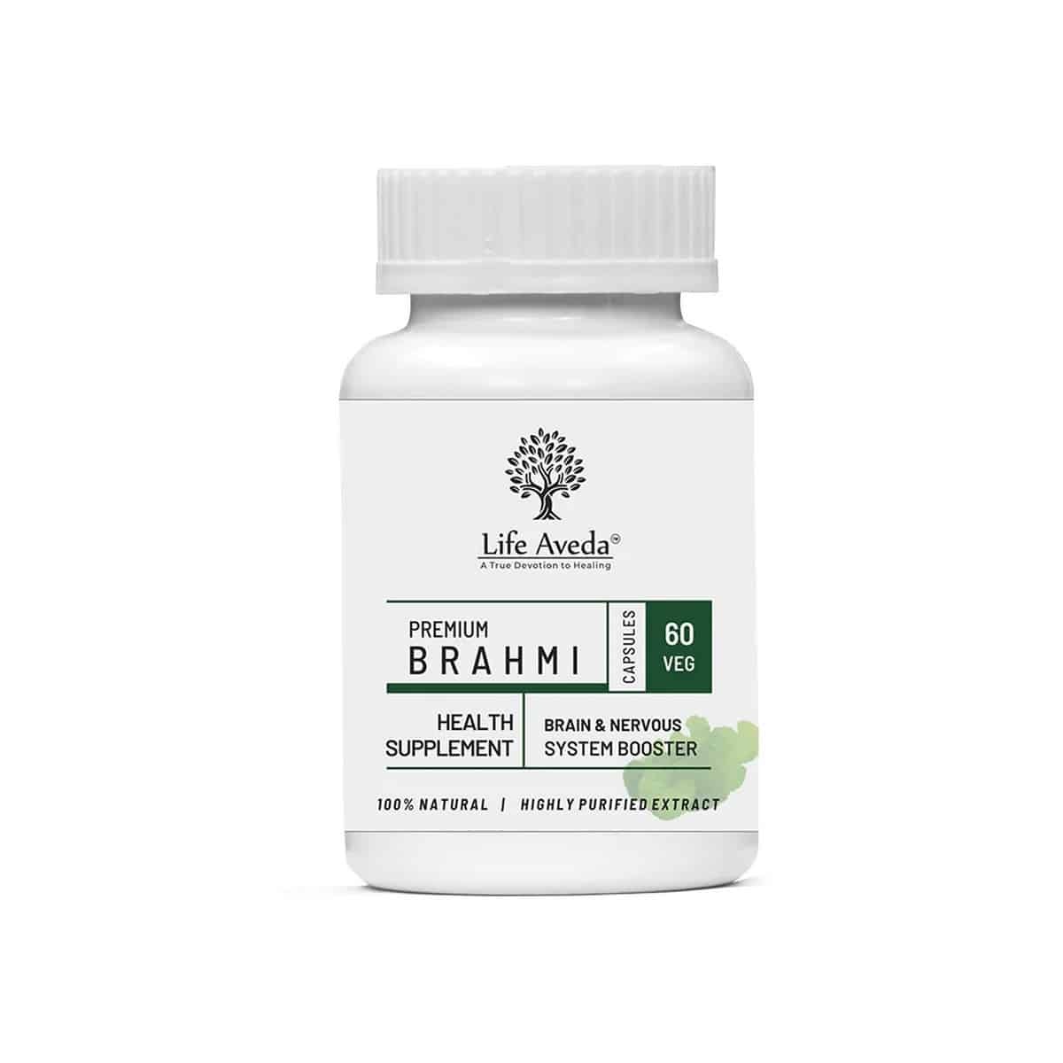Life Aveda Brahmi Capsules (60 Caps)