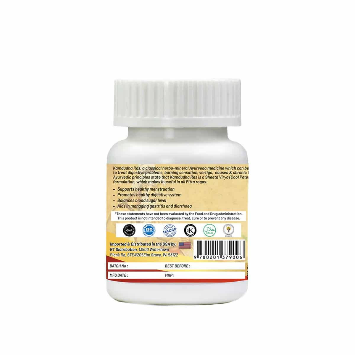 Life Aveda Kamdudha Ras (60 Tabs)
