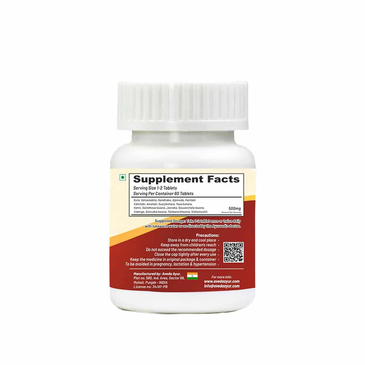 Life Aveda Kamdudha Ras (60 Tabs)