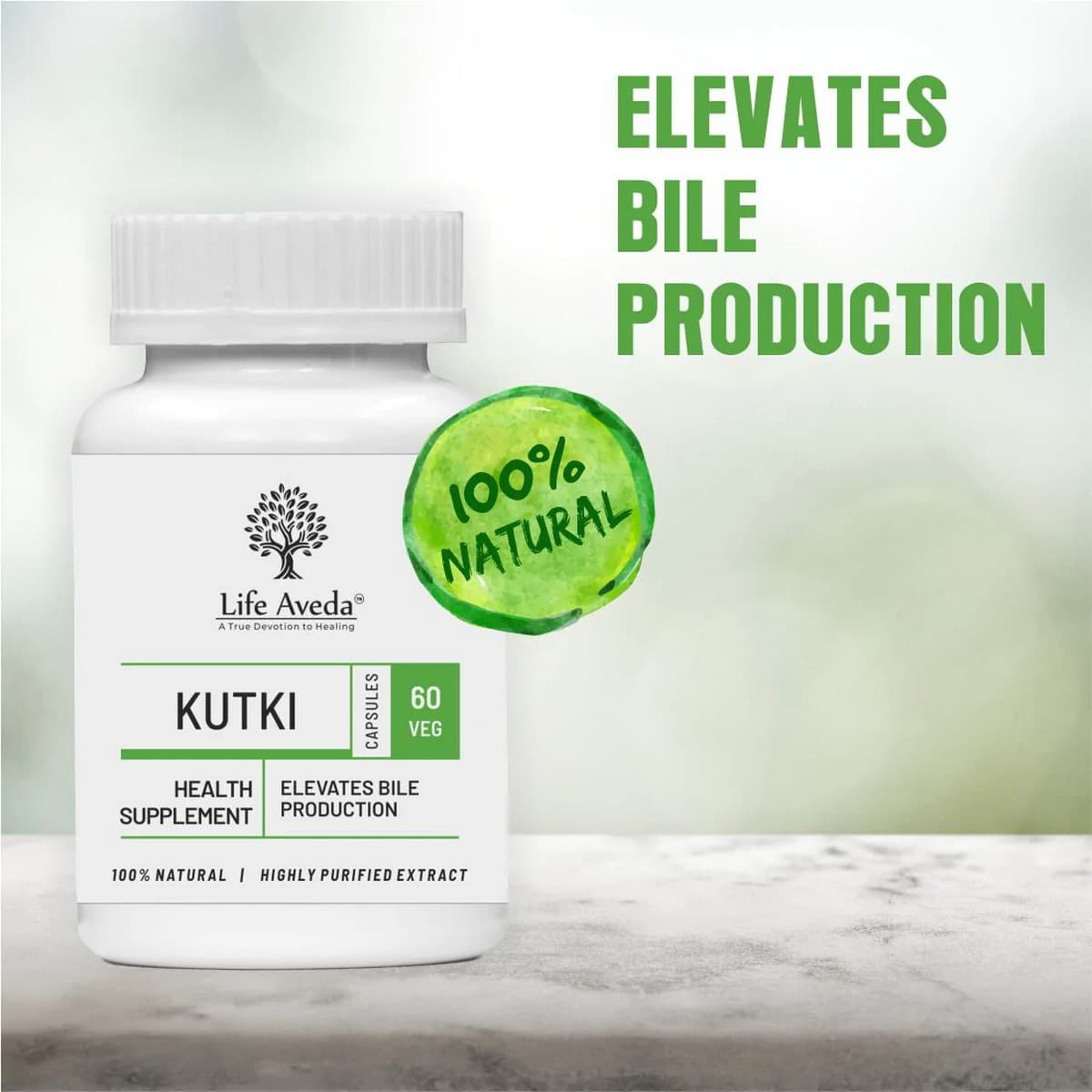 Life Aveda Kutki Capsules (60 Caps)