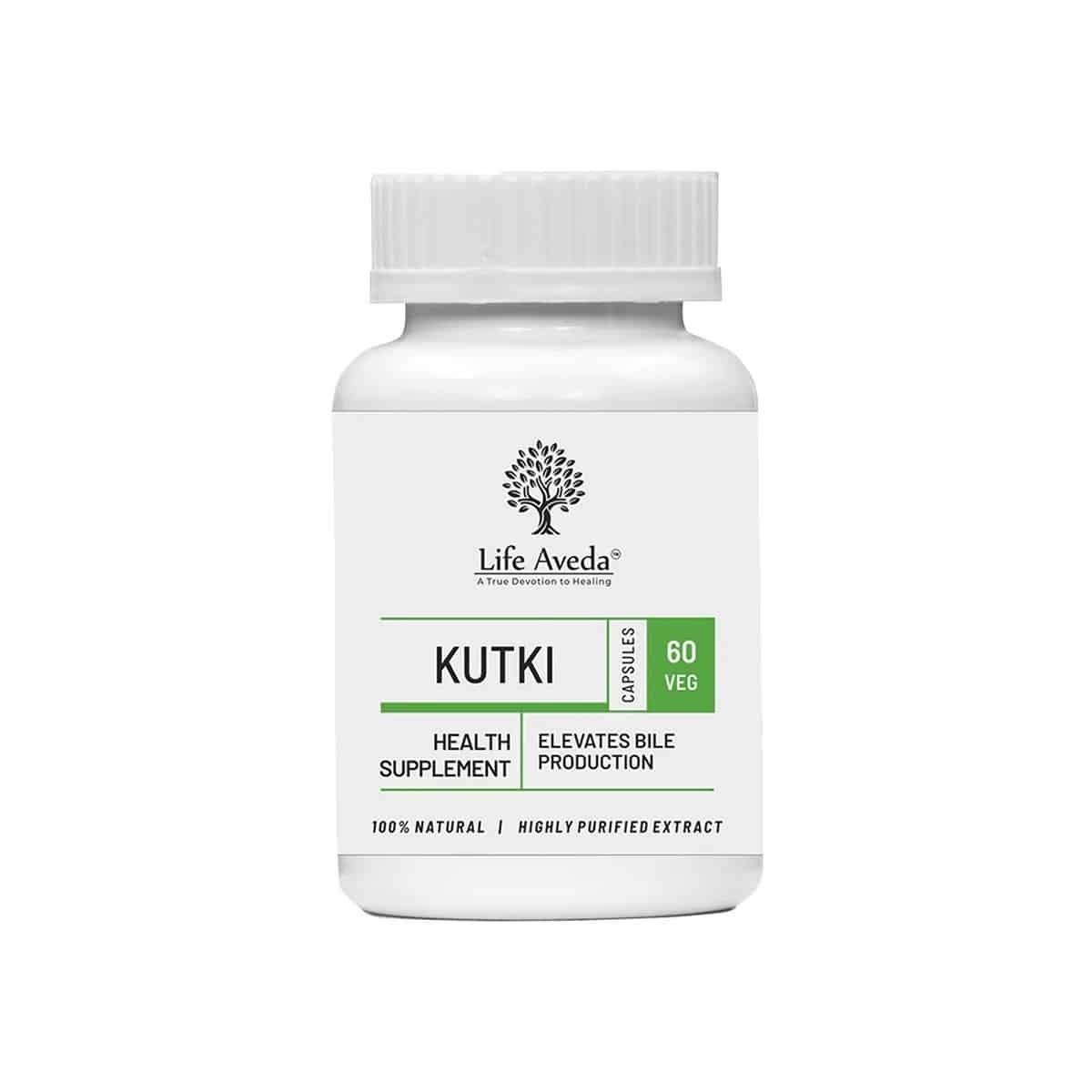 Life Aveda Kutki Capsules (60 Caps)
