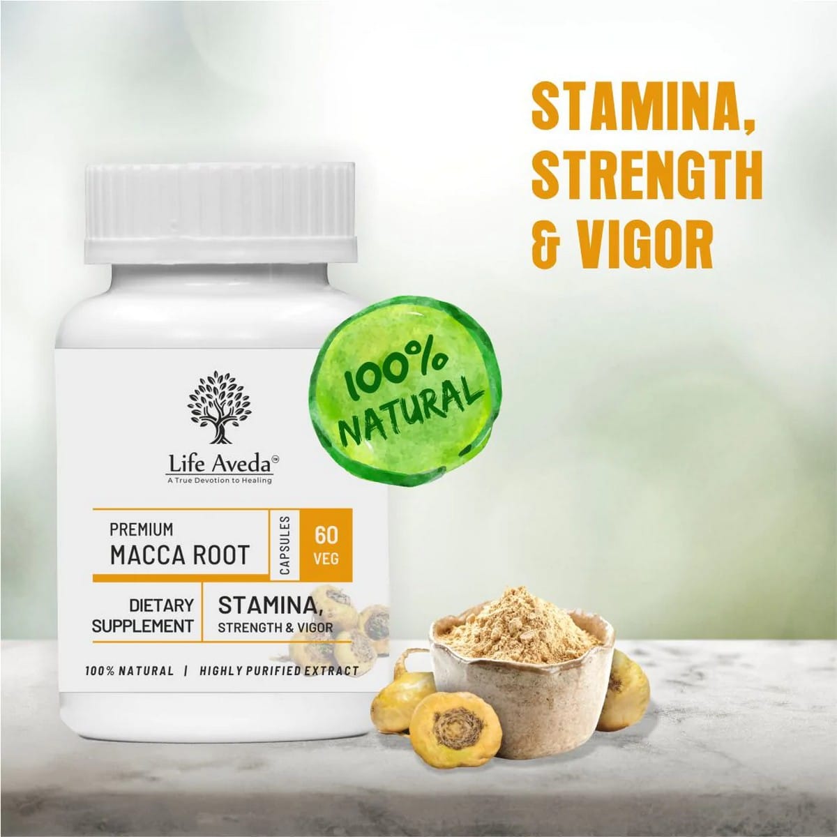 Life Aveda Macca Root Capsule (60 Caps)