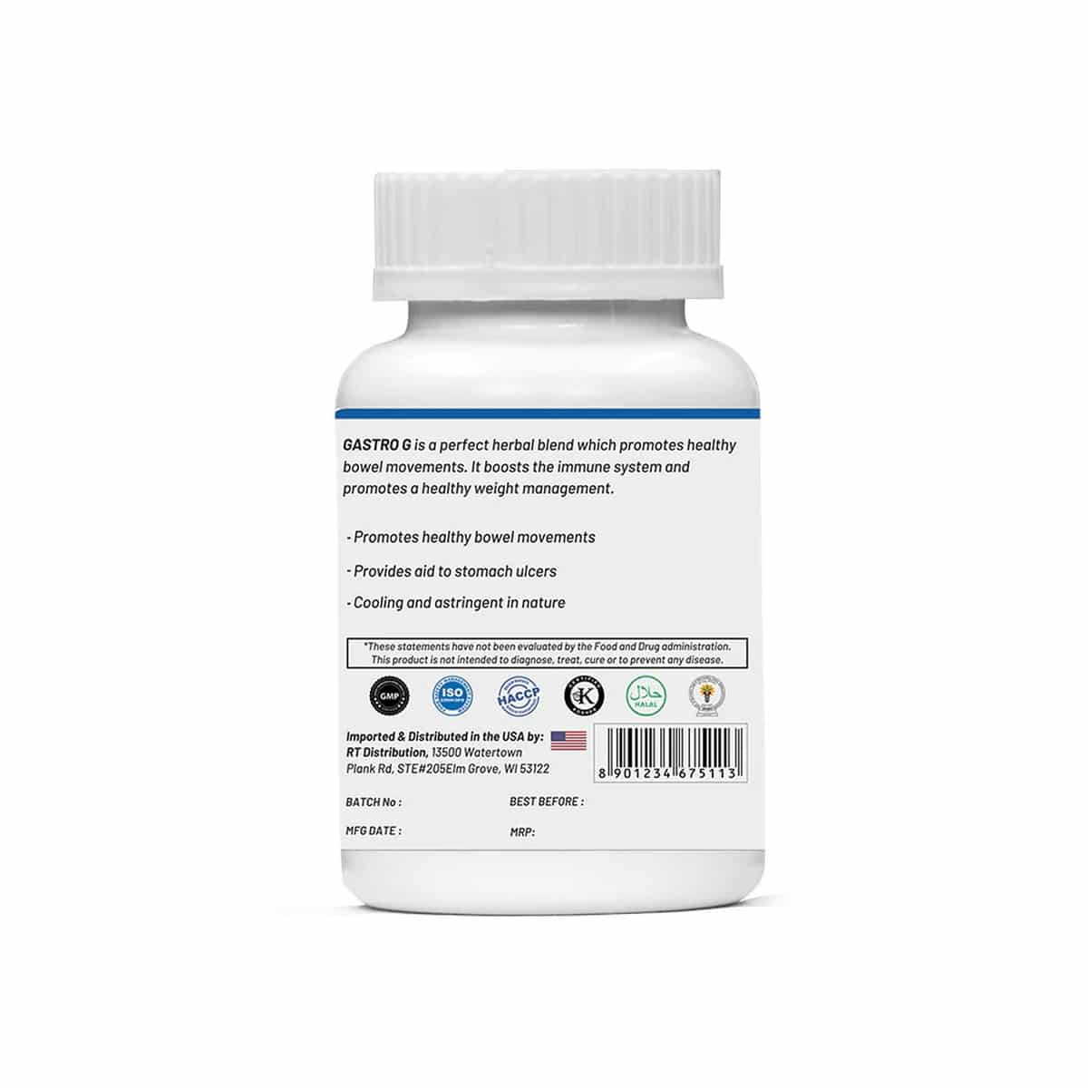 Life Aveda Premium Gastro G Capsules (60 Caps)