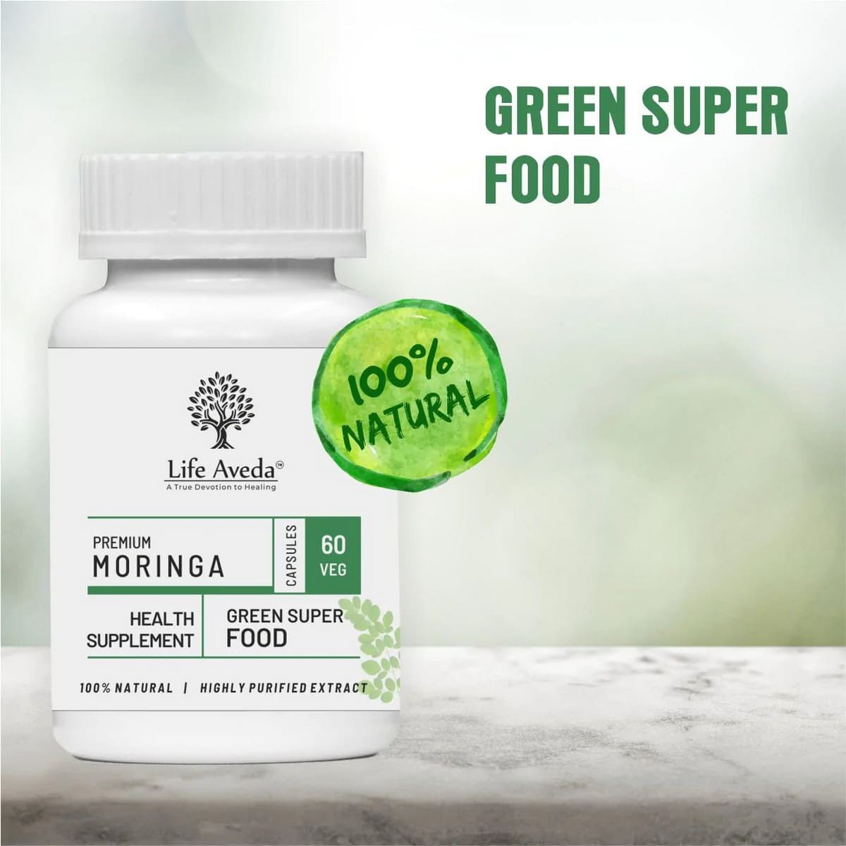 Life Aveda Premium Moringa Capsules (60 Caps)