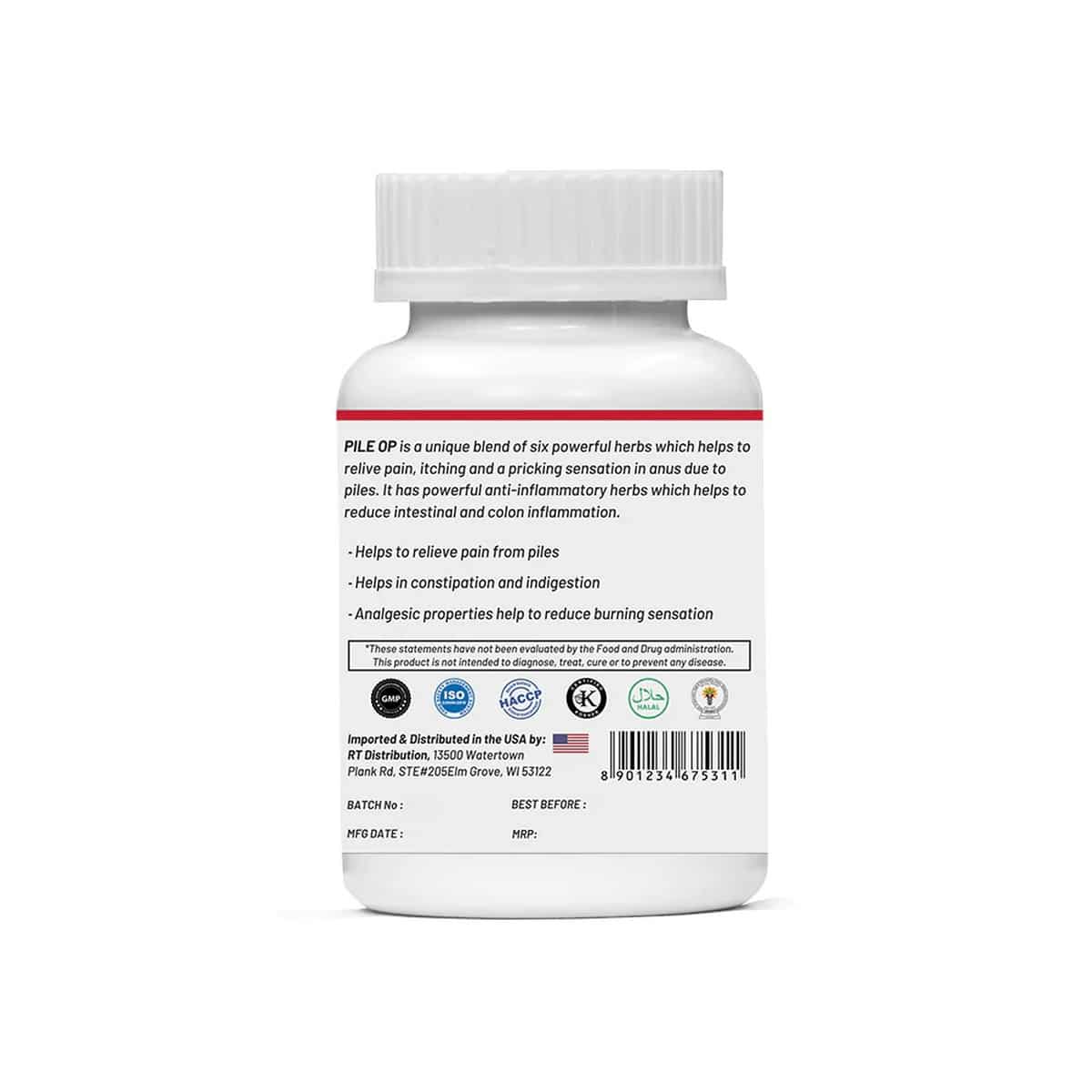 Life Aveda Premium Pile OP Capsules (60 Capsules)