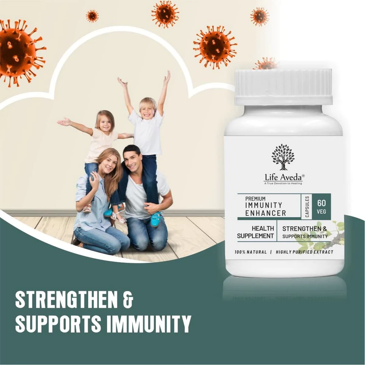 Live Aveda Premium Immunity Enhancer (60 Caps)