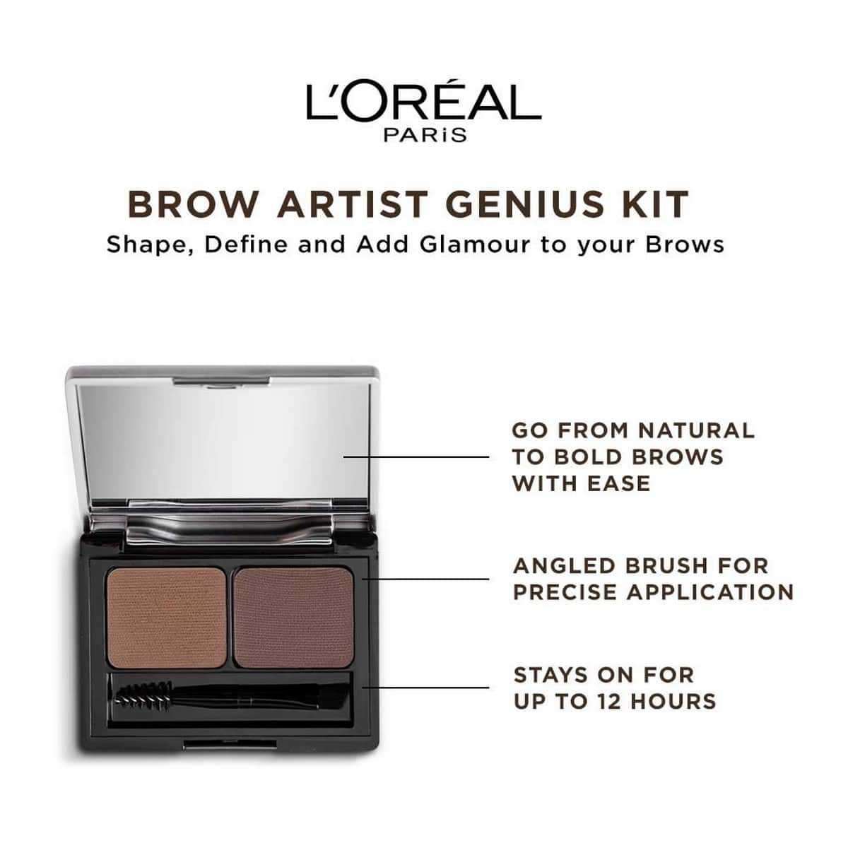 Loreal Brow Artist Genius Kit Medium to Dark (3.5 grams)