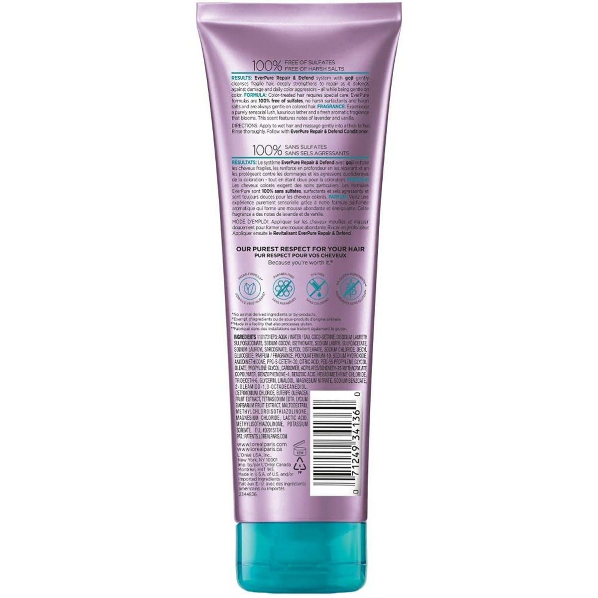 Loreal Everpure Repair & Defend Shampoo (250 ml)