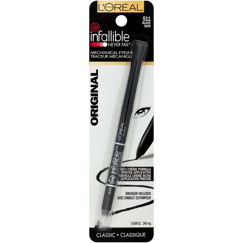 Loreal Infallible Never Fail Eyeliner Black (240 mg)