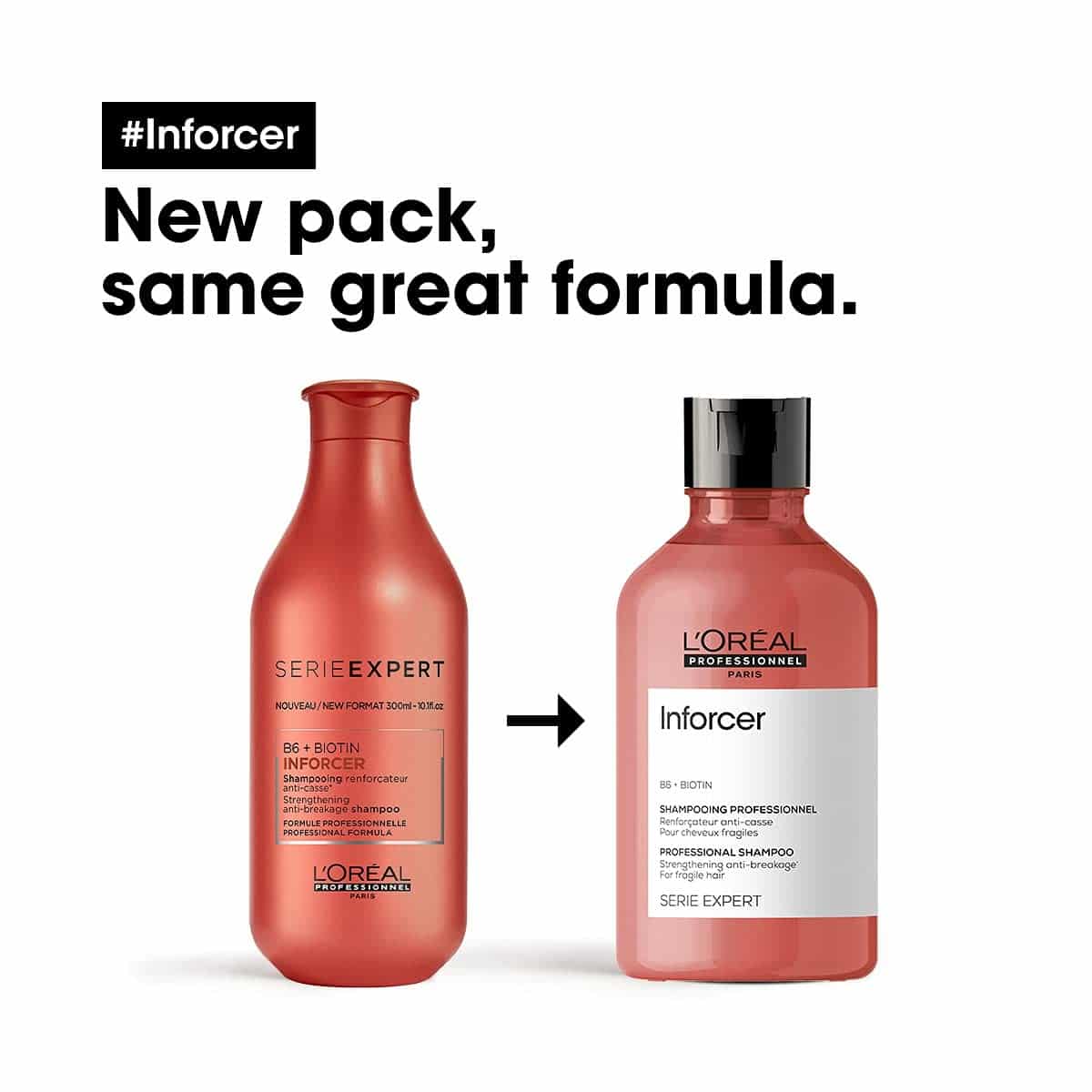 Loreal Instant Clear And Inforcer Shampoo (300 ml)