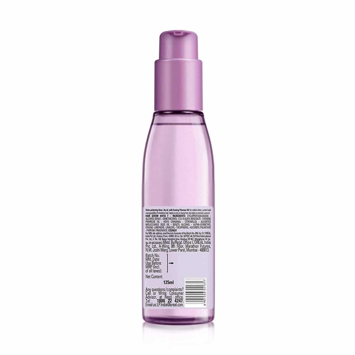 Loreal Liss Unlimited Blow Dry Serum (125 ml)