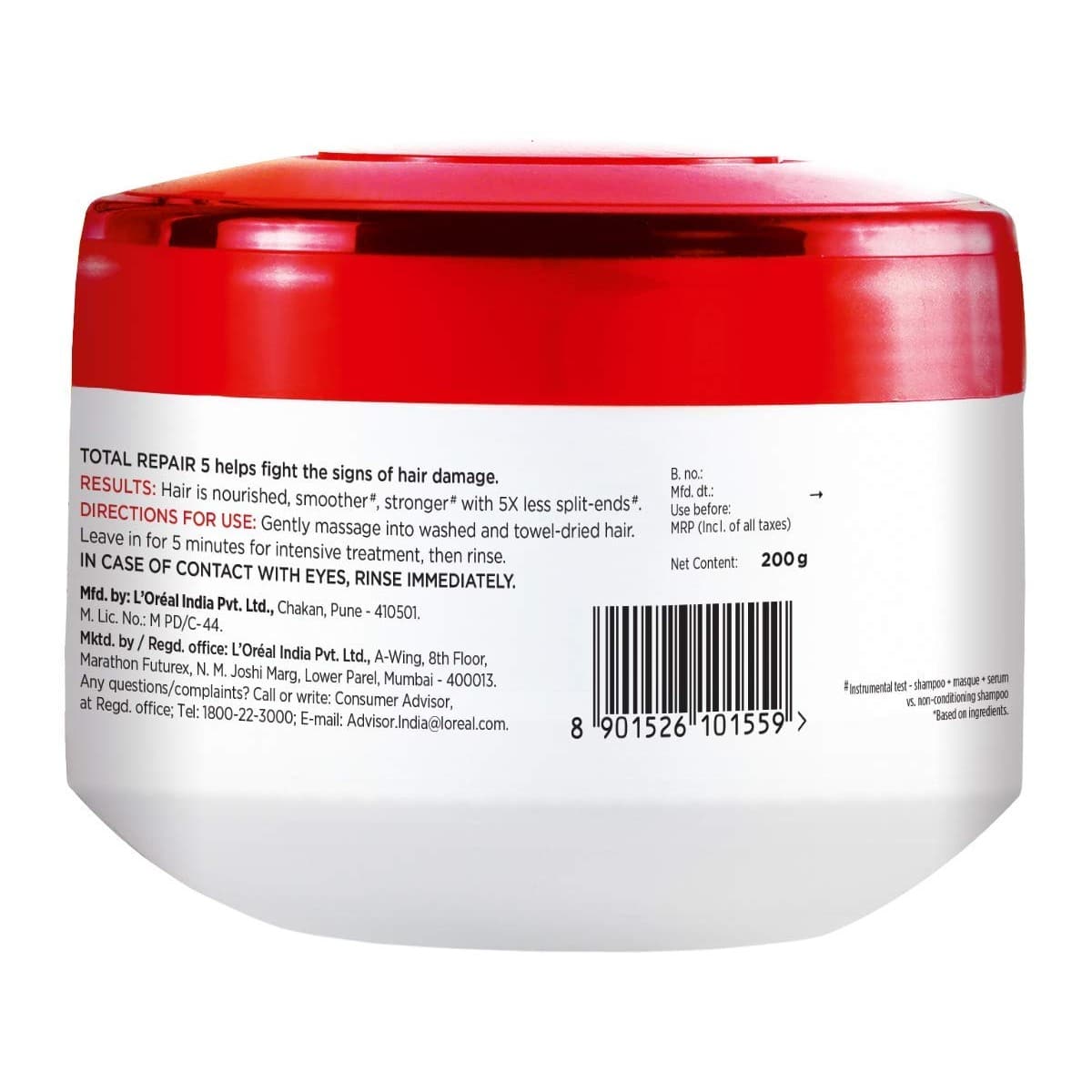 Loreal Paris Hair Mask Total Repair 5 (200 ml)
