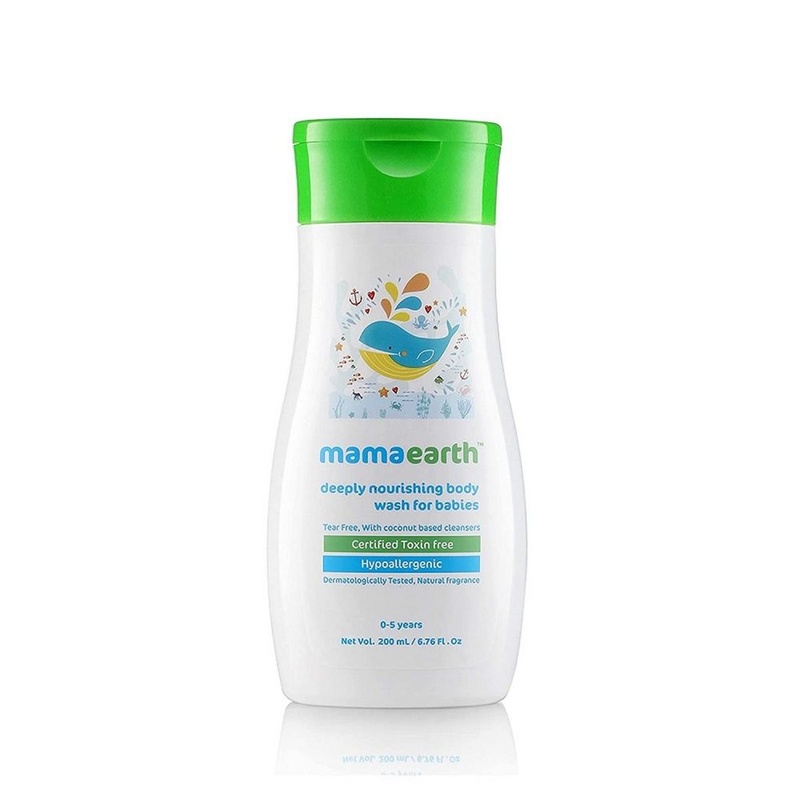 Mamaearth Deeply nourishing wash for babies (200 ml)
