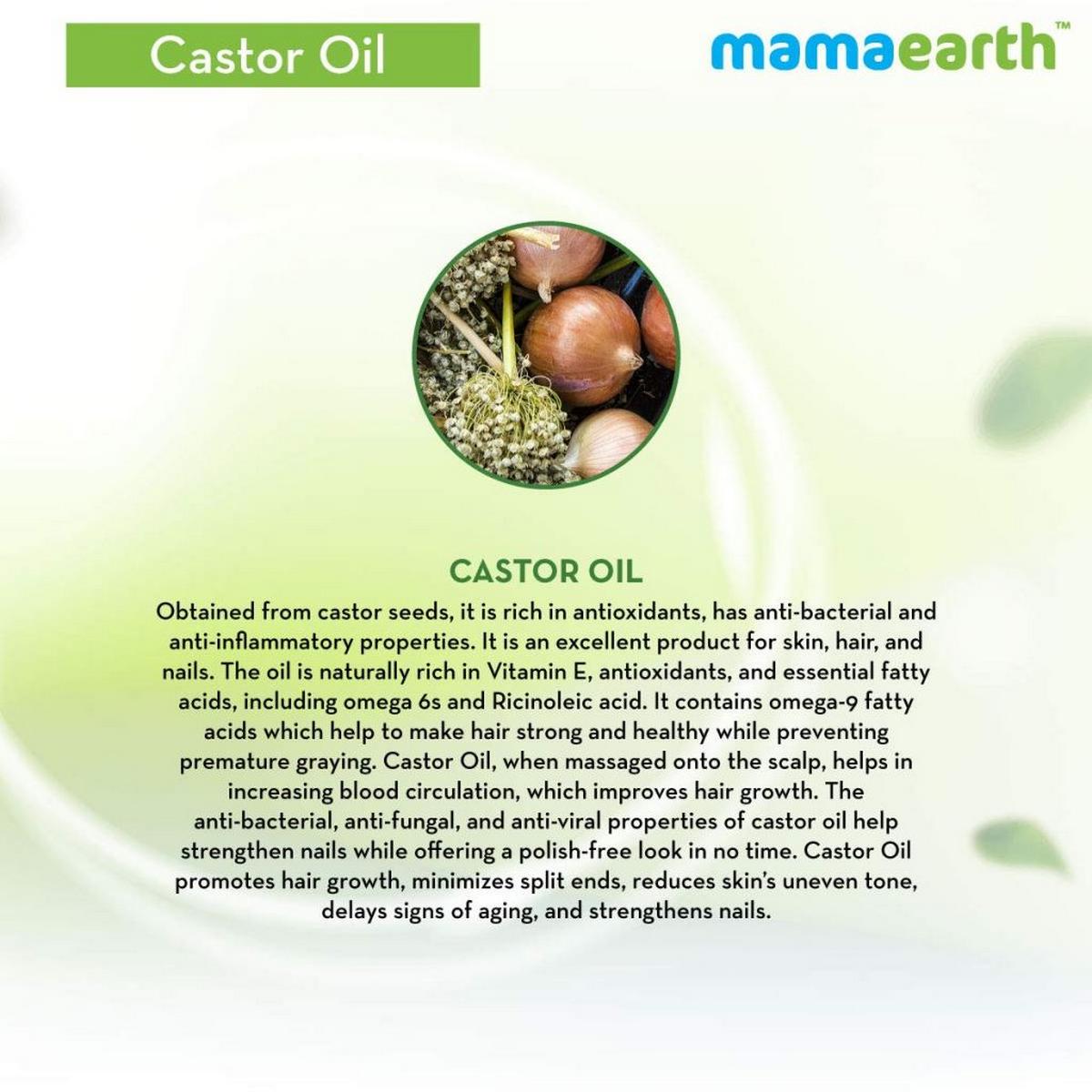 Mamaearth Pure Castor Oil (150 ml)