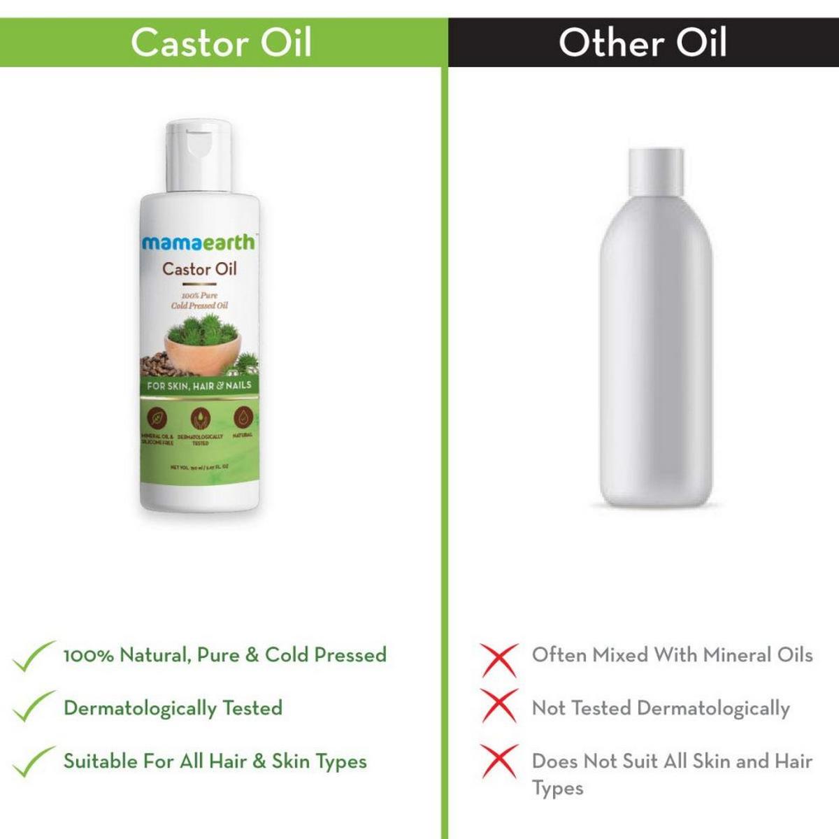 Mamaearth Pure Castor Oil (150 ml)