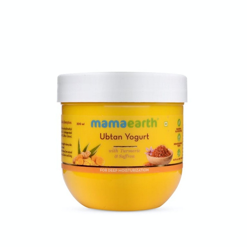 Mamaearth Ubtan Yogurt With Turmeric And Saffron (200 ml)