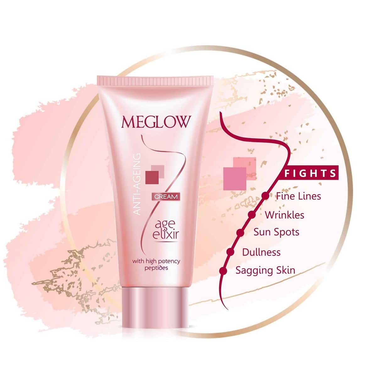 Meglow Anti Ageing Cream With Pure Radiance (30 gm)