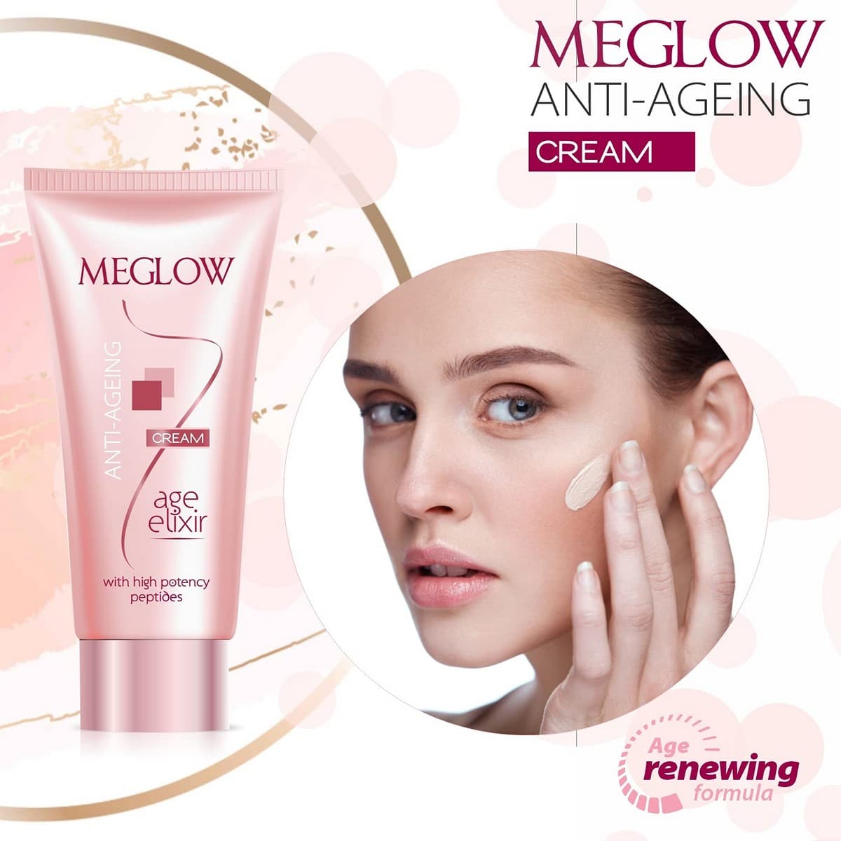 Meglow Anti Ageing Cream With Pure Radiance (30 gm)