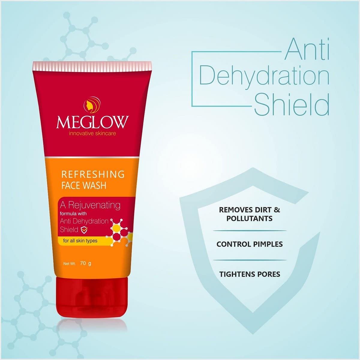 Meglow Beauty Combo Pack of 3- With BB+ Cream With SPF Formula (30 gm)