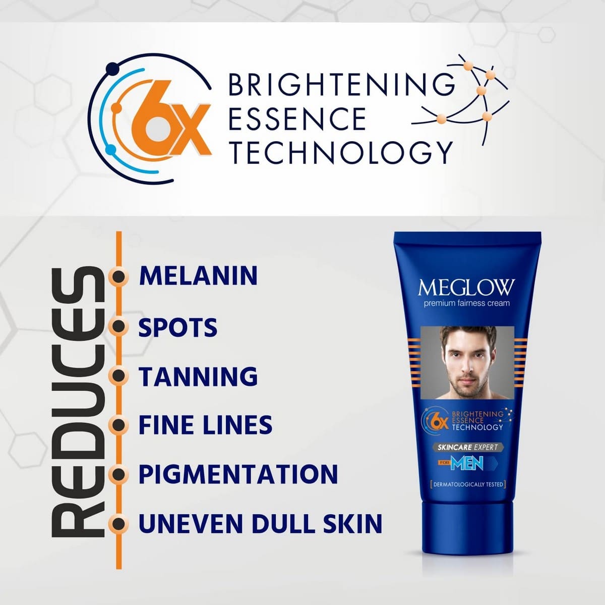 Meglow Men Fairness Cream (50 gm)