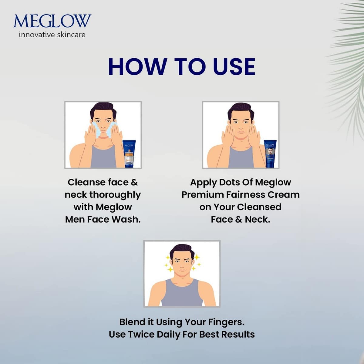 Meglow Men Fairness Cream (50 gm)