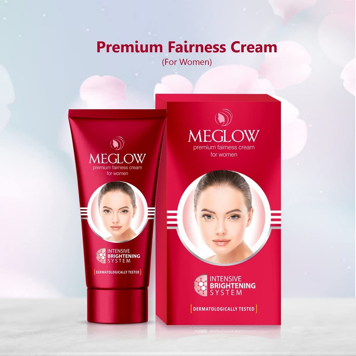 Meglow Fairness Face Cream, Pack of 2 (30 grams Each)