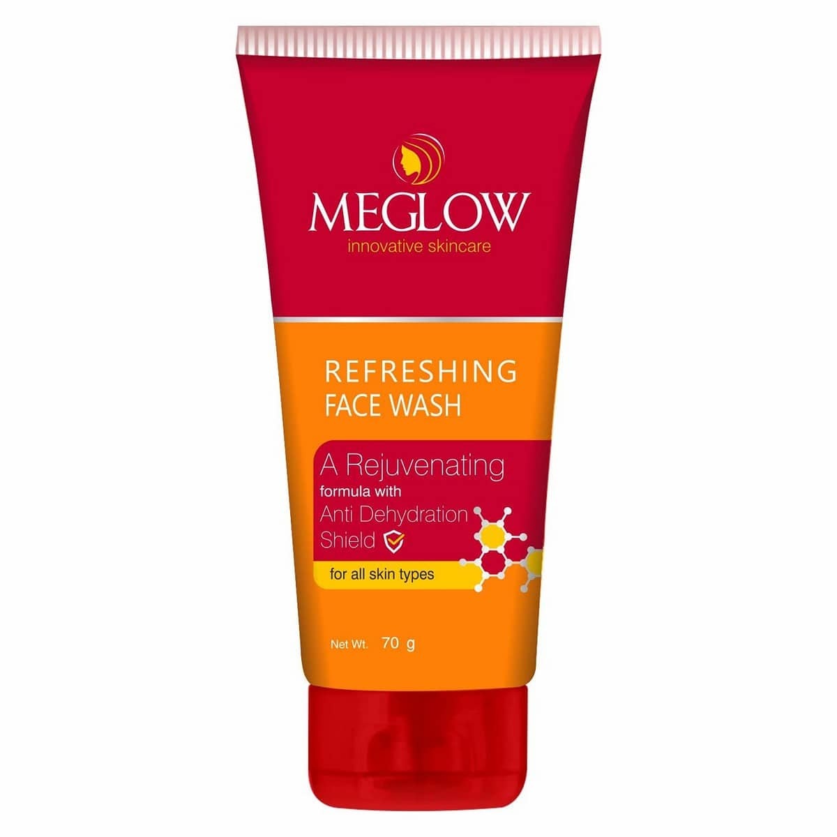 Meglow Refreshing Face Wash With A Rejuvenating Formula (70 gm)