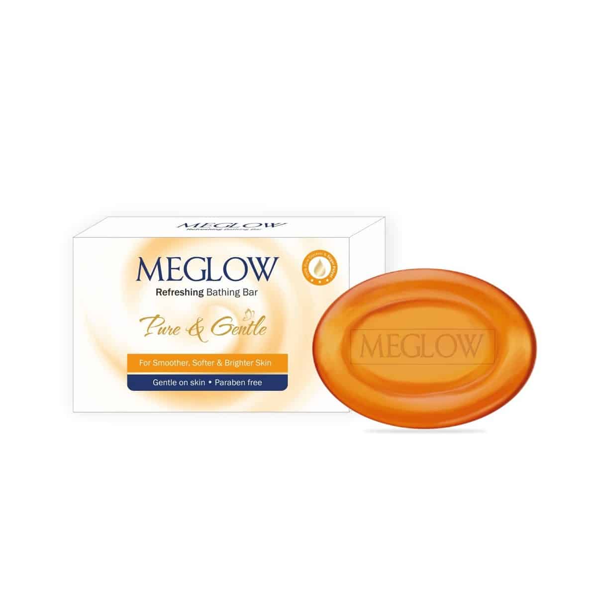 Meglow Refreshing Bathing Bar Soap Pack Of 3 (75 gm Each)