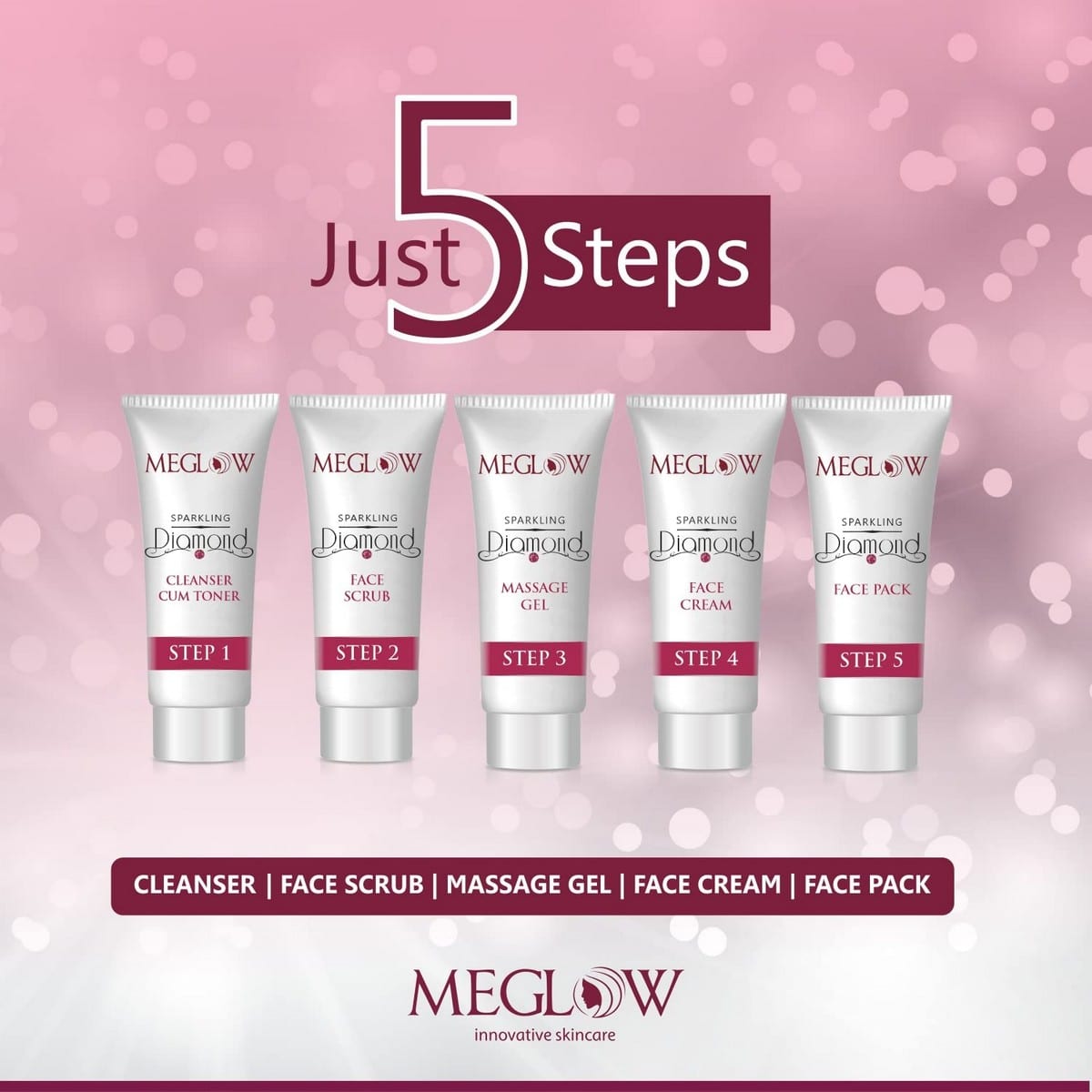 Meglow Skin Care Combo For Women (Pack Of 3)