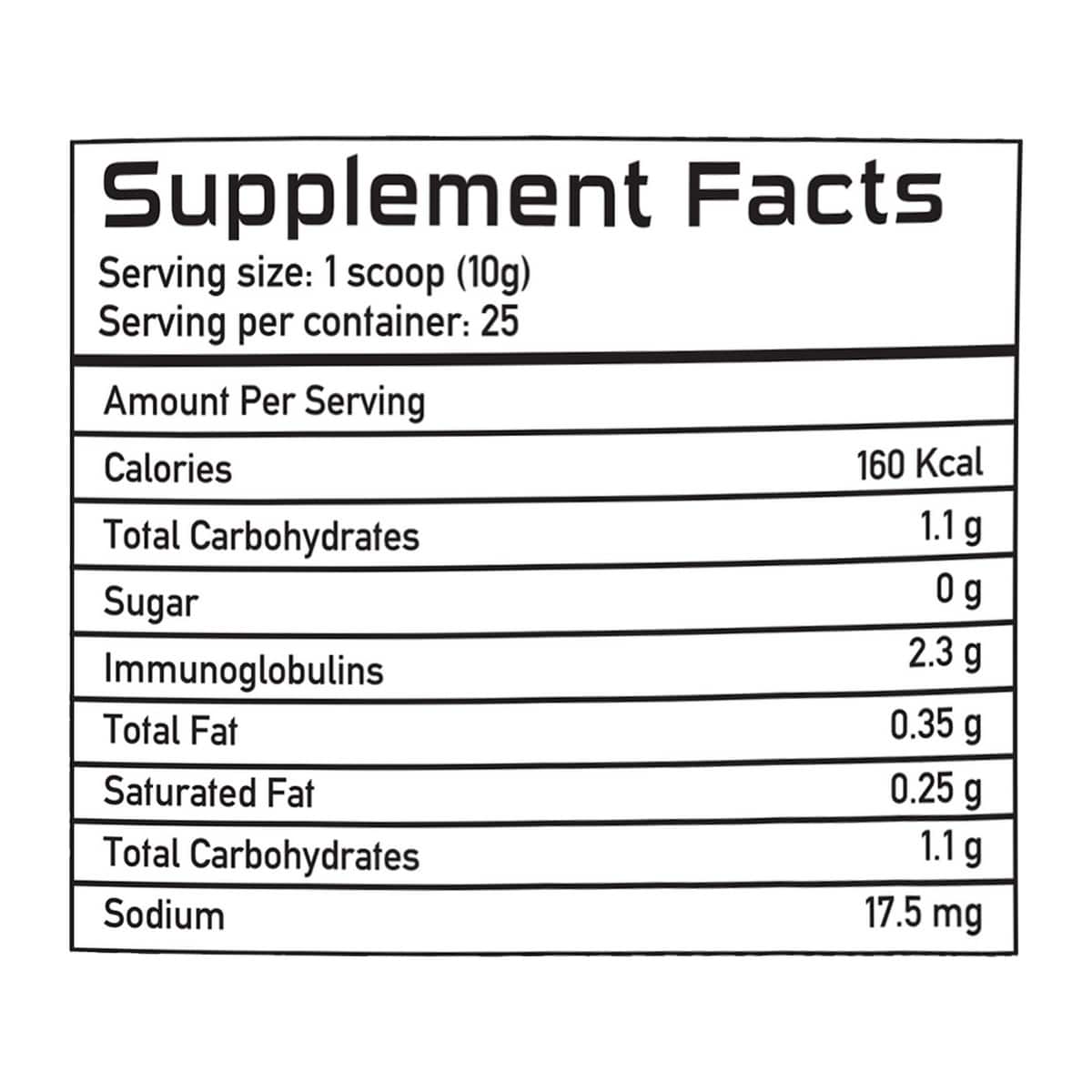 Muscletrail Raw SeriesÂ 100% Colostrum (250 grams)