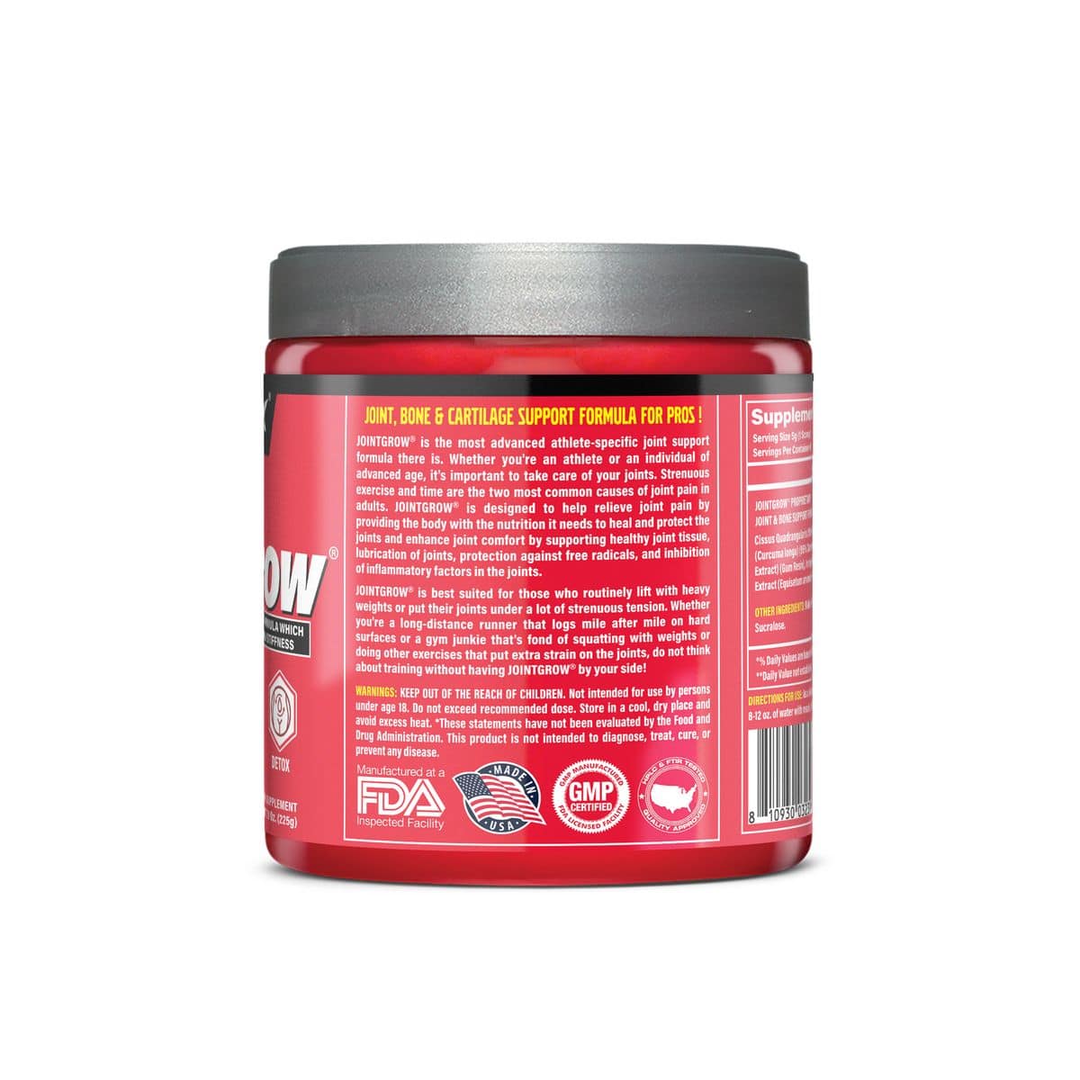 Myogenetix Jointgrow 7.9 Oz Tropical Mango Spice Flavour (225 grams)