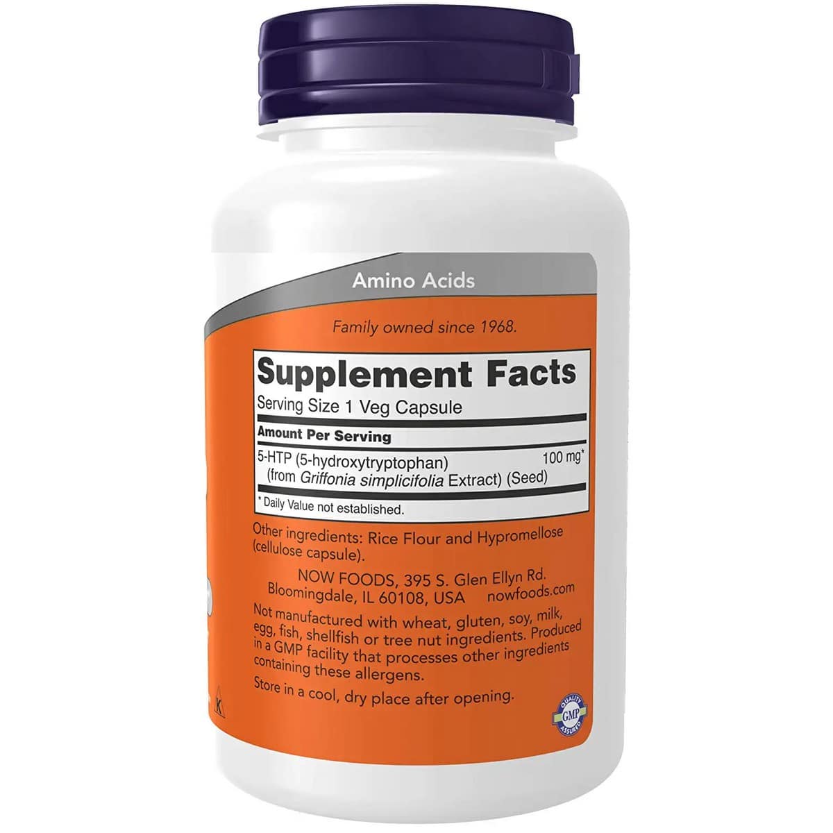 NOW Foods 5-HTP 100mg 120 (capsules)