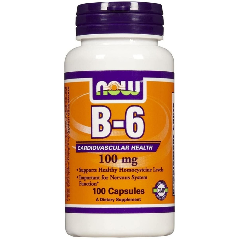 NOW Foods B-6 100 mg (100 capsules)