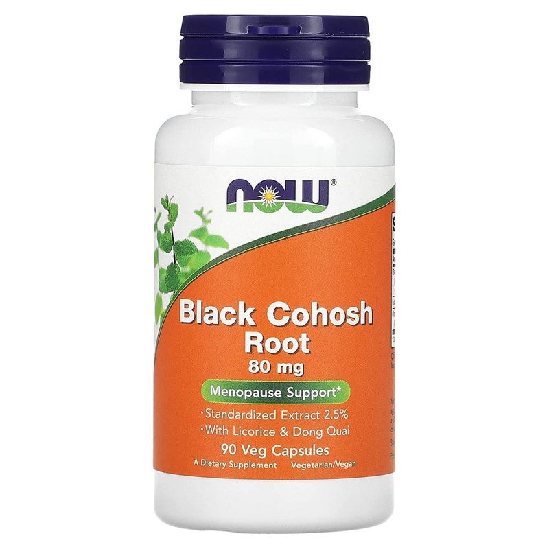 NOW Foods Black Cohosh Root capsules (90 capsules)