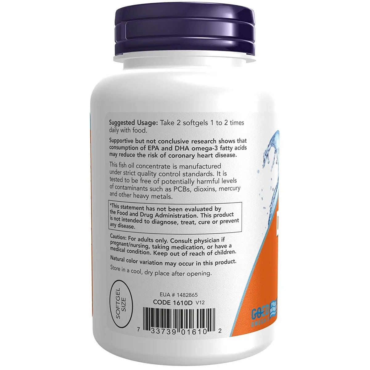 NOW Foods DHA - 250 mg (120 Softgels)