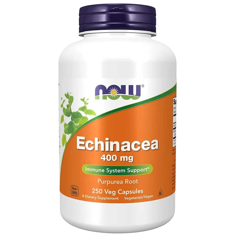 NOW Foods Echinacea 400mg (250 capsules)