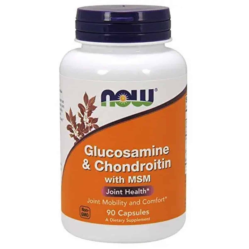 NOW Foods Glucosamine & Chondroitin with MSM (90 capsules)