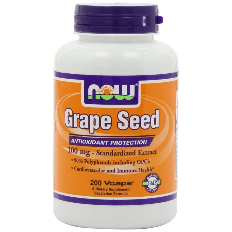 NOW Foods Grape Seed 100 mg (200 capsules)