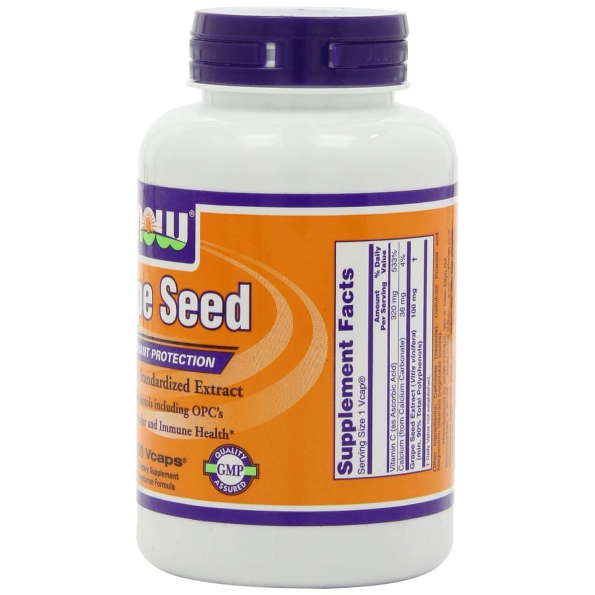 NOW Foods Grape Seed 100 mg (200 capsules)